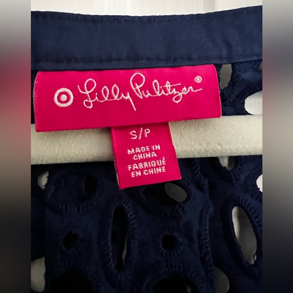 Lilly Pulitzer Navy Blue Swim Cover - Picture 2 of 3